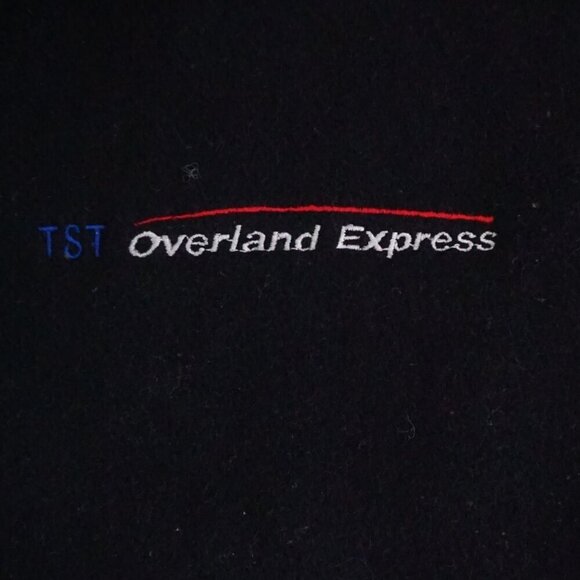 Vintage '90s Marv Holland Black Wool Leather Button Up Varsity Jacket L - Picture 5 of 9